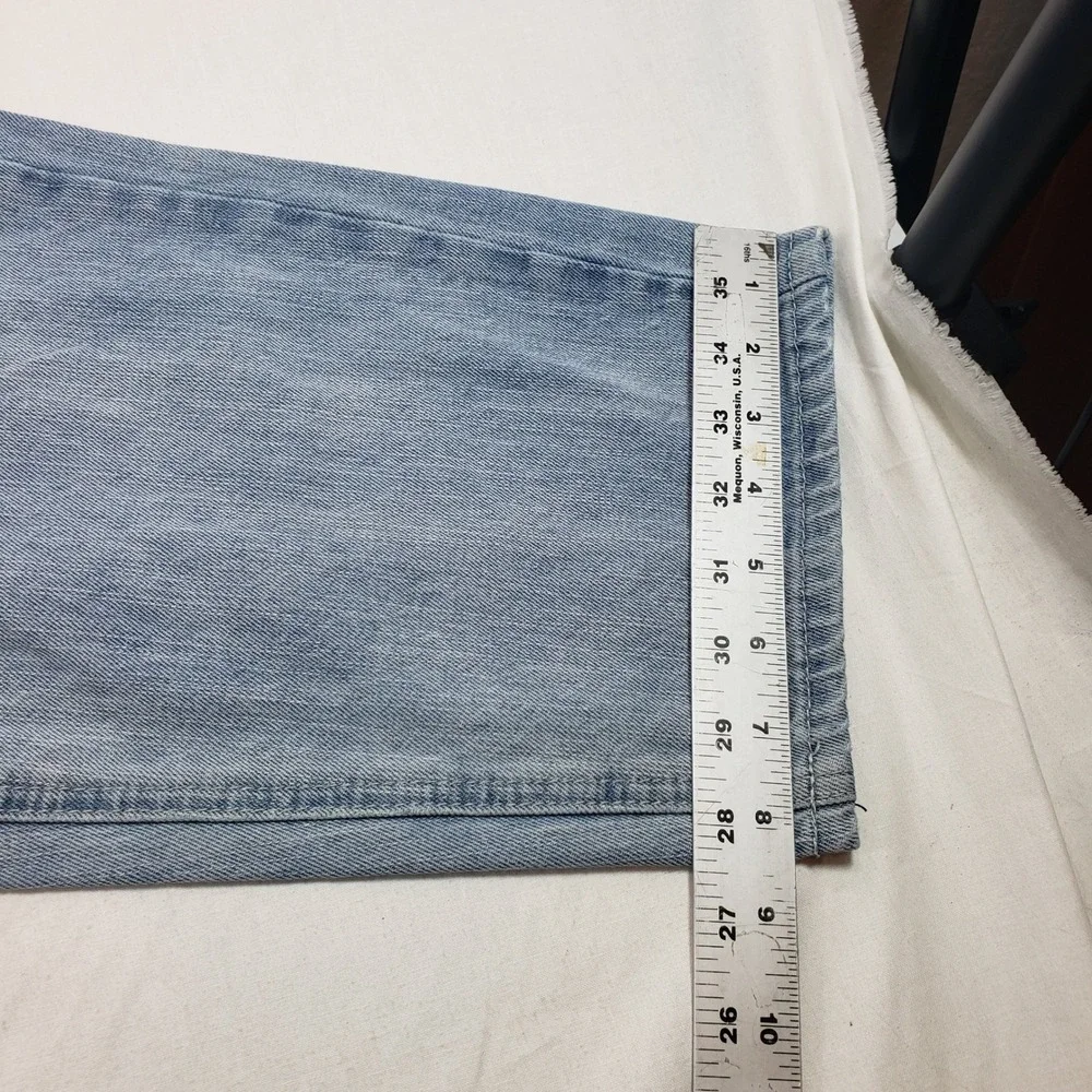 Ninth‎ Ambush Hall Jeans Light Wash Embroidered Skull Rose Chain Denim